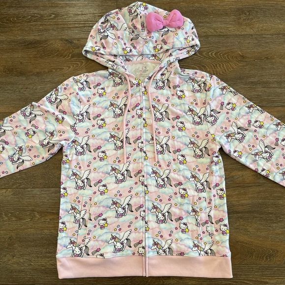 Posh Peanut Hello Kitty Zip-up Hoodie Size Small - Picture 3 of 8